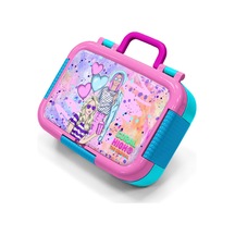 Coral High Kids Pembe Mor Fashion Girl Desenli Paslanmaz Çelik Beslenme Kabı 39263 Pembe - Lila