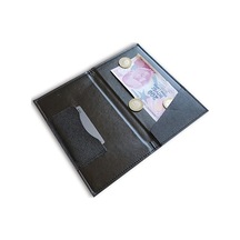 Hesap Sümeni Adisyon Kabı Vegan Deri Suni Deri 12 X 20 Cm. Siyah