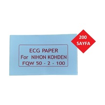 Ecg Kağıdı Nihon Kohden Fqw 50-2-100 Z Katlamalı 1 Adet 200 Sayfa