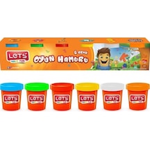 Lets Oyun Hamuru 6 Renk 660 Gr L8450 Çok Renkli