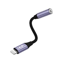 Linktech A199 Lightning Kulaklık Kablosu 3.5 MM