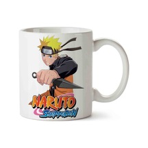 Naruto Iki Tarafı Baskılı Kupa Bardak Çok Renkli