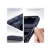 İphone 17 Pro İçin Magsafe İle Uyumlu Özel Geliştirilmiş Kamera Çerçevesini De Koruyan, Arkası Mat Polikarbonat Kenarları Silikon Akıllı Tasarım Kılıf Mavi, 17 Pro 50 x 22