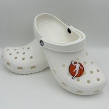 Crocs Terlik Süsü Ve Aksesuarı , Çanta Süsü Renkli Jibbitz Jordn Basket Görselli Figür Aksesuarı Çok Renkli