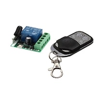 12V Rf Uzaktan Kumanda Devre Röle Kartı 433Mhz No-Nc Kuru Kontak