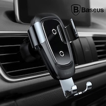 Baseus Gravity Metal Wireless Kablosuz Araç Şarj Tutucu Wxyl-B0A (489845123)