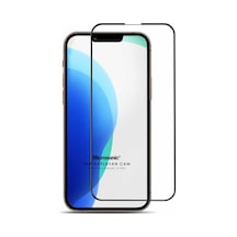Microsonic Apple  Uyumlu iPhone 13 Pro Tam Kaplayan Temperli Cam Ekran Koruyucu Siyah