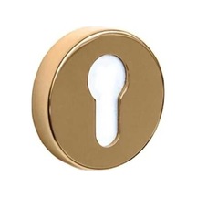 System Yuvarlak Yale Kapı Rozeti Gold Renk Ro12y Gl