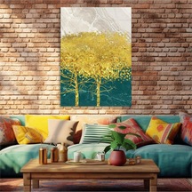 Gerçek Cama Baskı Sanat Temalı Tekli Cam Tablo283 S616