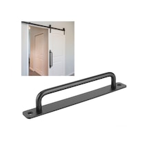 Shineyee Alüminyum Kaydırma Kapı Kolu, Balkon/dolap İçin Siyah, 192mm Mesafe, Dayanıklı Ve Konforlu Dokunuş, Kolay Kurulum Diğer