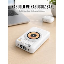 Hepsi Magsafe Uyumlu Kablosuz Powerbank Hızlı Şarj Özellikli Yeni Nesil Najmaddin Diğer