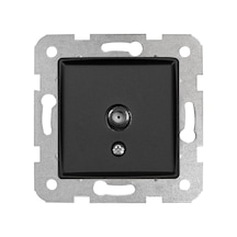Siyahı Uydu Priz F Konnektörlü 10 Db Mekanizma Ve Kapak Diğer