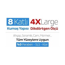 Çamaşır Suyu Katkılı Mopa Uyumlu Yer Temizlik Havlusu&mendili 50 Yaprak 0