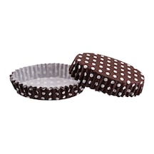 Cupcake Kalıbı Pet Kapsül Oval Model Kek Kalıbı 100 Adet F11 P N11.1240
