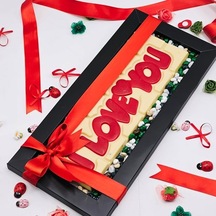 Nin Chocolate I Love You Tablet Çikolatalı Çakıl Taşı Draje Kutu