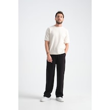 Redline Thicked Erkek Kalın Baggy Keten Görünümlü Rahat Pantolon Bol Paça Yeni Sezon Siyah Redline Thicked Erkek Kalın Baggy Keten Görünümlü Rahat Pantolon Bol Paça Yeni Sezon Siyah