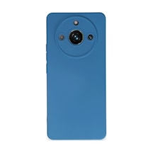 Realme 11 Pro Kılıf Nano İçi Kadife Silikon - Mavi Bz8683140742775