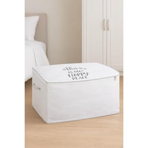 İpli Baskılı Yorgan Yastık Kıyafet Hurcu Düzenleyici Organizer Hurç Yorgan 75 X 45 X 45 Diğer