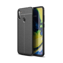 Samsung Galaxy  Uyumlu,  A11 Kılıf Auto Focus Kapak - Siyah