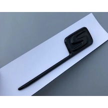 Mercedes Clc Serisi Uyumlu Gloss Black S Çubuklu Bagaj Yazısı 3m 3d Abs
