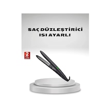 Isı Ayarlı Saç Düzleştirici Titanyum Seramik Plaka, Dijital Ekran
