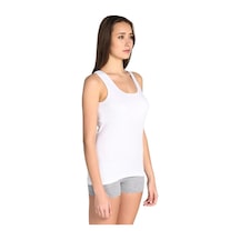 Tutku 6'lı Paket Kadınbeyaz Geniş Askılı Atlet-beyaz-2xl Çok Renkli