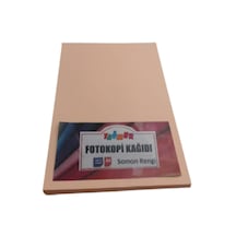 A4 Renkli Fotokopi Kağıdı Somon Rengi 100 Lü Paket