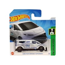- Performance Supervan 4 - Hw Green Speed 9/10 - Hry90 - Short Card - Kleintransporter - Beyaz - Mattel 2024-1:64