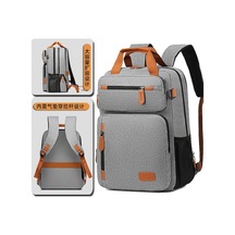 Büyük Kapasiteli Su Geçirmez Bilgisayar Seyahat Sırt Çantası Gri Gri