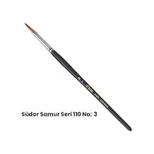 Südor 110 Seri Yuvarlak Uçlu Fırça No 3