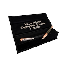 Lüks Kutuda Rose Gold Roller Kalem