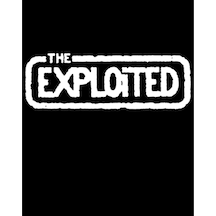 Zepplin Giyim The Exploited Logo Büyük Sırt Patch Yama