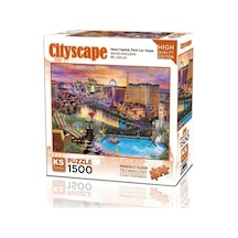 Ks Games Puzzle 1500 Parça Neon Capital Paris Las Vegas 22038