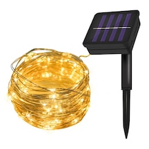 Monozone Solar 100 Led 12metre Güneş Enerjili Bahçe Ev Parti Işık