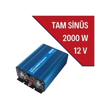 Carspa Lexron 12 Volt 220 Volt Çevirici 2000 Watt Tam Sinüs İnvertör