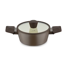 Jumbo Swiss Crystal Brown 7 Parça İndüksiyon Tabanlı Tencere Seti Kahverengi