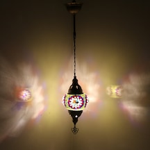 Dekoratif MOZAİK GECE LAMBASI KARALP MOZAİK DEN