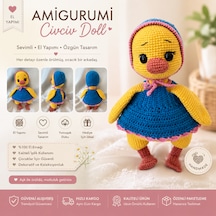 Amigurumi Sevimli Öedek 23 Cm