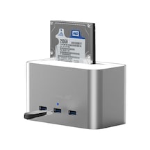 Codegen Alüminyum Usb3.0 3.5"-2.5" Hdd Sata 3 Port Usb Hub Dock