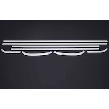 Opel Astra J Hb Krom Cam Çıtası 8 Parça 2010-2014 Arası