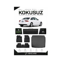 Audi A4 2015 Model Aracınıza Özel 4d Karbonlu Kauçuk Paspas Takımı Ve Bagaj Havuzu