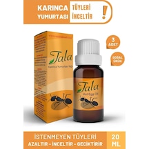 Tala Tüy Azaltıcı Ve Tüy Dökücü ve İnceltici Karınca Yumurtası Yağı 3 x 20 ML