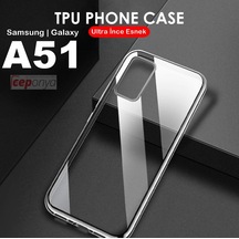 Galaxy A51 Ultra Ince Esnek Şeffaf Süper Silikon Kılıf