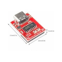 Ch340c Usb To Ttl Uart Modül Typec Seri Port Haberleşme Isp Arduino Stc Stm8 Stm32 Program Download
