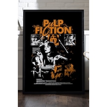 Pulp Fiction Siyah Ahşap Çerçeveli Poster, Film Duvar Tablosu