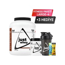 Just Nutrition Fitness Paketi - Large 4 + 3 Hediye Protein Tozu + Kreatin Çikolata Aromalı