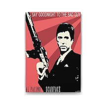 Al Pacino - Scarface Pop Art Tablosu - 70x100cm 7/8 Yaş