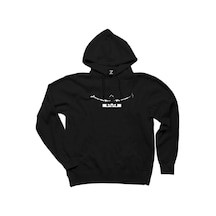 Lebron James Logo History Siyah Kapşonlu Sweat Siyah
