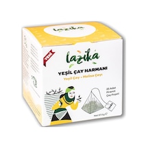 Lazika Yeşil Çay Harmanı Yeşil Çay ve Melisa Çayı 25 Piramit Poşet