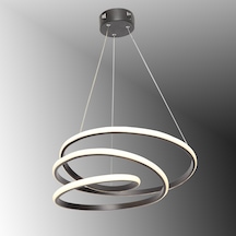 Tt301-Sy Tt Aydınlatma Yay Modeli Siyah Led Avize